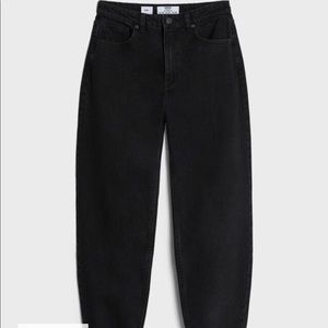 Bershka Mom Jeans Black